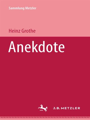 cover image of Anekdote